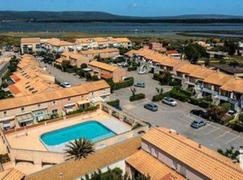 Appart 5P Terrasse Sud Vue Mer, Acces Direct Plage Frontignan Extérieur photo